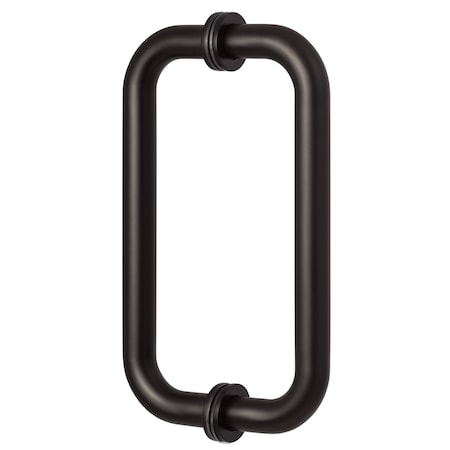 Sure-Loc Hardware Sure-Loc Hardware Shower Door Handle, C Shape, 2-Sided, Vintage Bronze SHR-1 11P